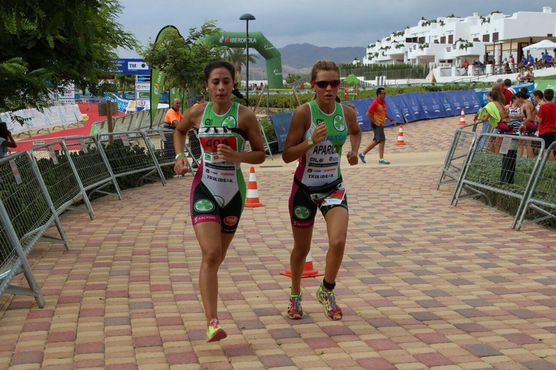 Saltoki Trikideak se mantiene en la élite del triatlón nacional